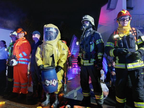 Kaufunger Feuerwehr bei Nacht