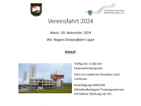 Vereinsfahrt der Feuerwehrvereine 2024