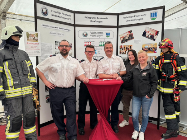 Feuerwehrvereine auf der Gewerbeschau 2024