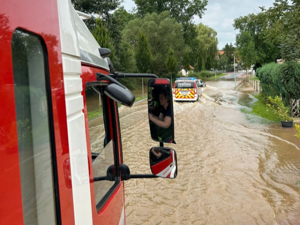 Kaufunger Einsatzkräfte im KatS-Einsatz in Hofgeismar